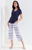 Piżama Cana 116 kr/r S-XL granatowy