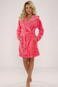Szlafrok De Lafense 546 Melanie S-2XL damski malinowy