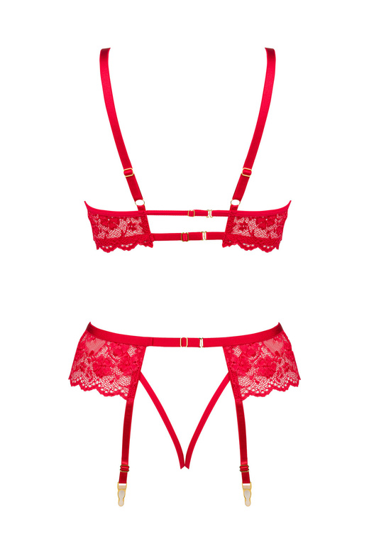 Rose set red