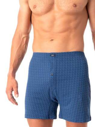 Bokserki Key MXC 813 B25 M-4XL granatowy