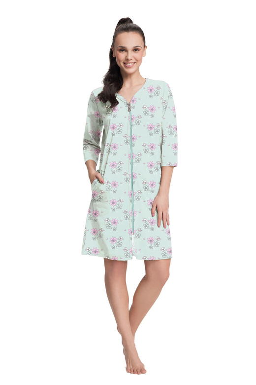 Szlafrok Luna 390 3XL W25 damski śliwkowy