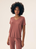 Piżama Henderson Ladies 43023 kr/r Noves 2 S-3XL mauve