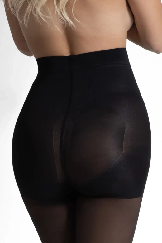 Rajstopy kompresyjne Push-up Slimline 40 DEN, czerń