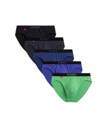 Slipy Atlantic 5SMP-004/24 A'5 M-2XL czarny-fioletowy-niebieski
