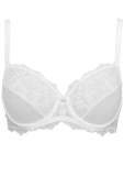 Biustonosz Miękki Koronkowy Glam 1940, bianco/biel