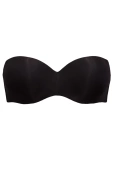 Biustonosz Bardotka Gładki Samonośny Fantastic 1580, nero/czarny