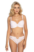 Stringi GIZELA THONG z koronką polskie,białe