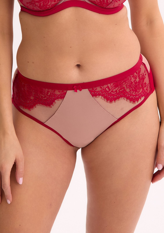 Figi Gaia GFB 1274 Frida S-2XL czerwony-mokka