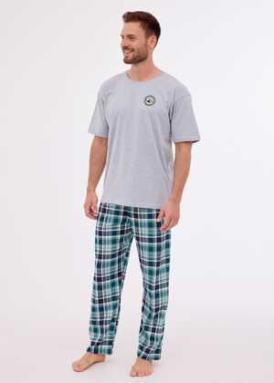 Piżama Cornette 134/268 Explore 2 kr/r S-2XL męska szary