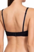 Biustonosz Bardotka Gładki Samonośny Fantastic 1580, nero/czarny