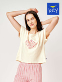 Piżama Key LNS 796 A24 kr/r S-XL brzoskwiniowy