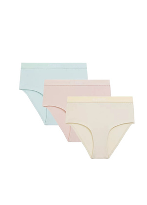 Figi Atlantic 3CLP-009 Maxi Sport A'3 S-2XL beżowy-waniliowy-niebieski