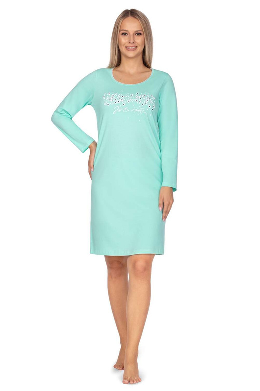 Koszula Regina 111 dł/r 2XL-4XL damska zielony