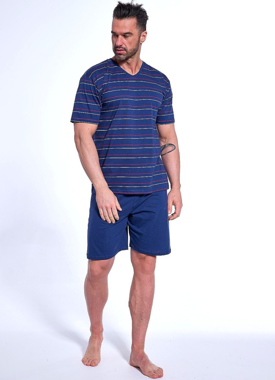 Piżama Cornette 330/48 kr/r 3XL-5XL męska granatowy