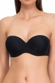Biustonosz Bardotka Gładki Samonośny Fantastic 1580, nero/czarny