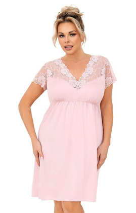 Koszula Donna Livia kr/r 3XL-6XL powder pink