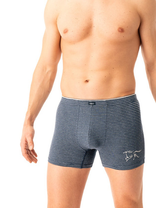 Bokserki Key MXH 354 B25 M-2XL granatowy
