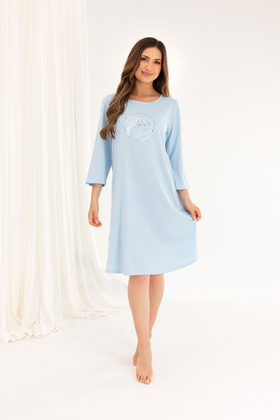 Koszula Regina 167 3/4 2XL-3XL Z25/26 damska niebieski