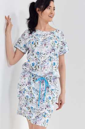 Koszula Cana 173 kr/r S-XL kwiaty-niebieskie