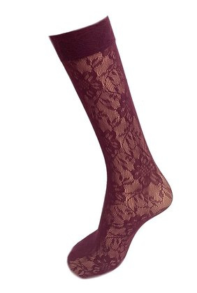 Podkolanówki Veneziana Bellarosa bordea