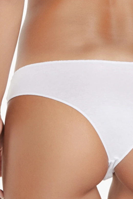 Koronkowe figi damskie brazyliany PC NINFEA, białe