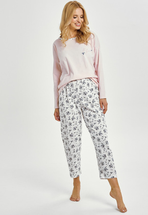 Piżama Taro Ella 3450 dł/r S-XL Z25/26 damska różowy