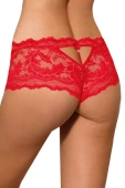 SEFIA Figi z seksownym, koronkowym tyłem, czerwony