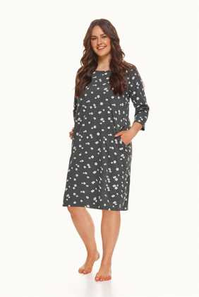 Koszula Taro 2445 dł/r Nessa 2-3XL Z'22 grafitowy