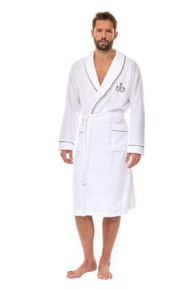 Szlafrok L&L 2523 M-2XL męski biały
