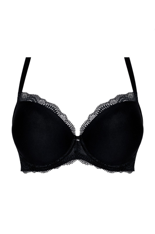 Biustonosz push-up Mefemi Pepite czarny