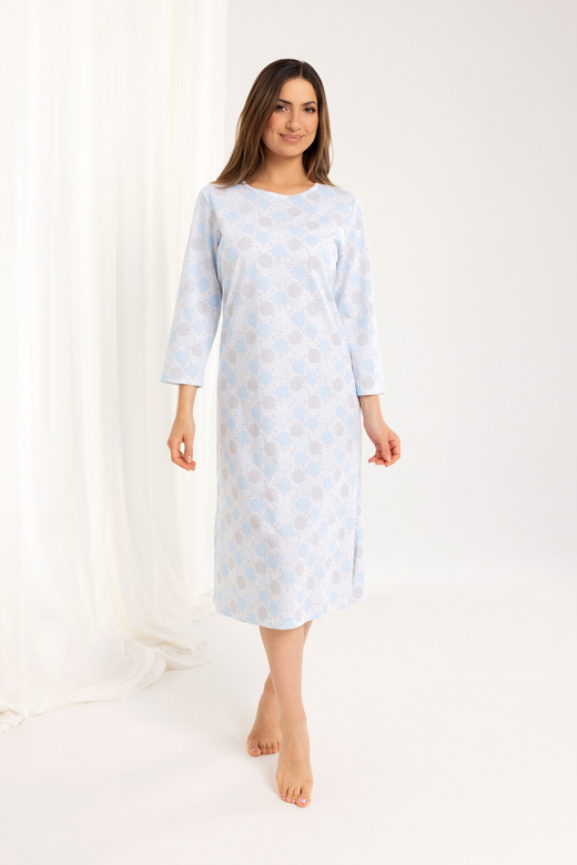 Koszula Regina 161 3/4 2XL-3XL Z25/26 damska niebieski