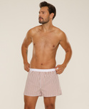 Bokserki piżamowe De Lafense 826 Taylor M-2XL męskie różowy