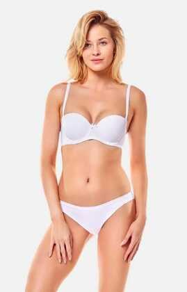 Biustonosz bardotka Henderson Ladies Raff 23446 biały