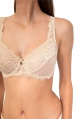 Biustonosz Miękki Koronkowy Wonderlace 2442, cipria/beż