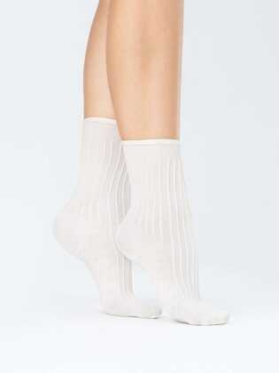 Skarpetki Fiore G 1138 Smooth 80 den ecru