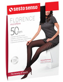 Rajstopy Sesto Senso Florence 50 den 1-4 nero/czarny