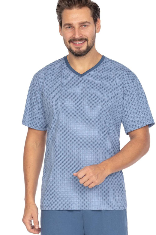 Piżama Regina 461 kr/r 2XL L24 męska niebieski