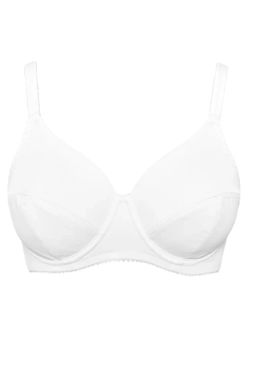 Gładki Miękki Biustonosz Donna 1962, bianco/biel