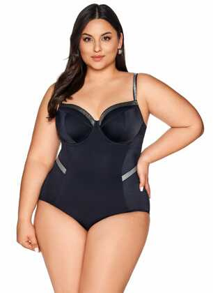 Strój kąpielowy full cup Ava SKJ 63 Maxi Black black