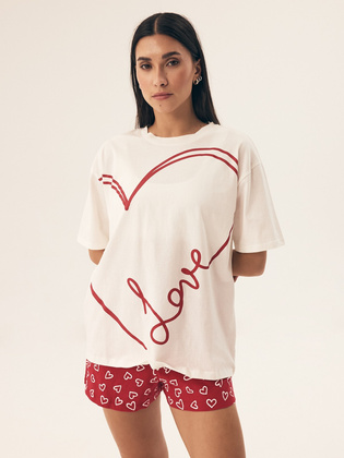 Piżama Henderson Ladies 42655 Necesito kr/r S-2XL cream