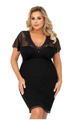Koszula Donna Ivana Plus 3XL-6XL czarny