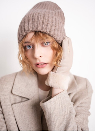 Rękawiczki Art Of Polo 24408 Shiver brązowy jasny