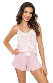 Piżama Donna Rosalia Top w/r S-2XL pudrowy róż
