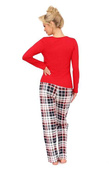 Piżama Donna Ho Ho Long dł/r S-2XL czerwony