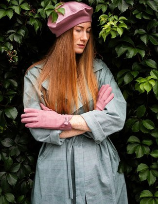 Rękawiczki Art Of Polo 23313 Dinara różowy