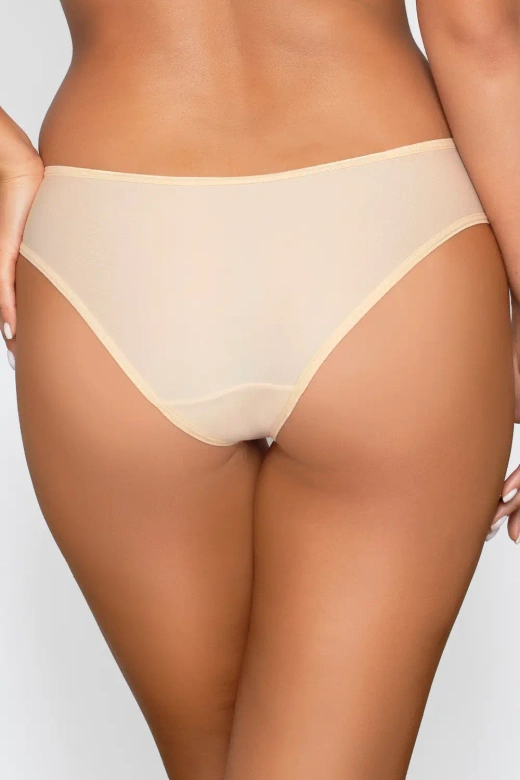 Pełne figi klasyczne Sylvie, beżowe