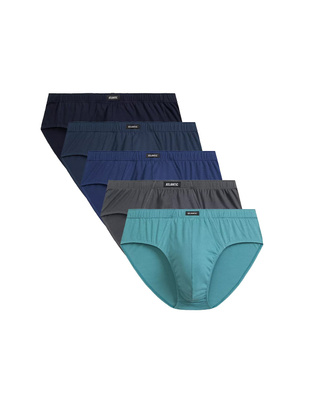 Slipy Atlantic 5SMP-003 A'5 M-2XL granatowy-niebieski-zielony
