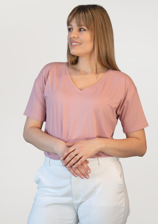 Bluzka Babell Patty kr/r S-XL różowy