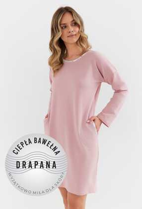 Koszula Cana 428 dł/r S-XL pudrowy róż