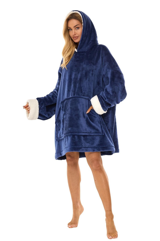 Bluza L&L 2467 dł/r damska różowy pudrowy